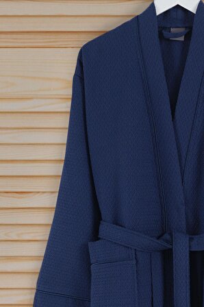 Varol Dama Serisi Kimono Yaka Pike Bornoz Sabahlık