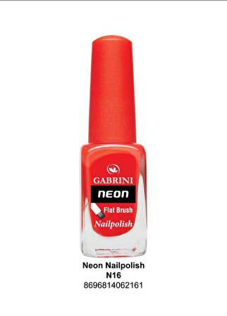 Gabrini Neon Flat Brush Nailpolish N16