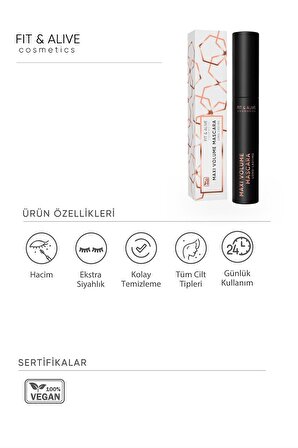 Fitalive Maxi Volume Mascara Ultra Hacim Veren Maskara