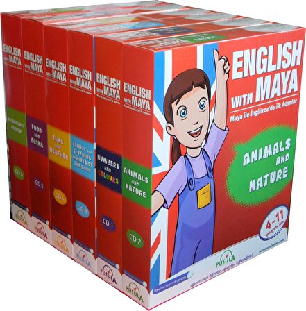 Çocuklar için İngilizce Eğitim Seti kitap hediyeli