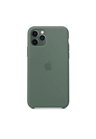 Iphone 11 Pro Apple Logolu Lansman Silikon Kılıf