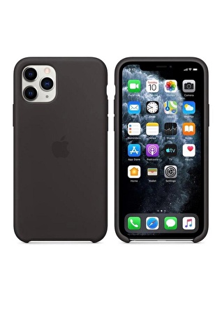 Iphone 11 Pro Apple Logolu Lansman Silikon Kılıf