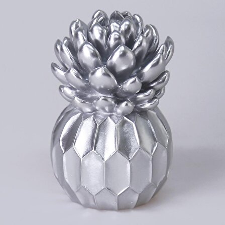 Suculent Dekoratif Aksesuar Gümüş