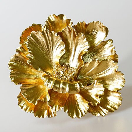 Açelya Dekoratif Çiçek Altın