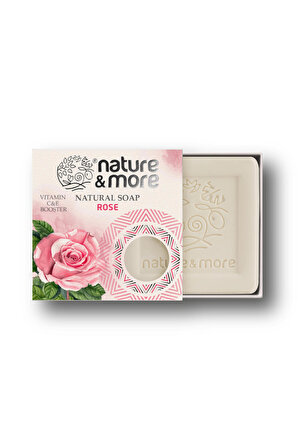 Nature More Gül Özü Sabun – Sıkılaştırmaya Yardımcı, Tonik Etkili 125 Gr