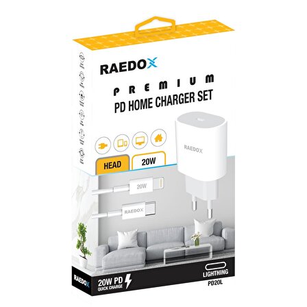 Raedox PD20L 20W PD Lightning Set