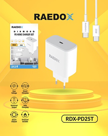 Raedox PD25T 25W PD Type-C Set