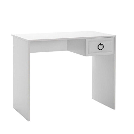 Gondol Hampton Çalışma Masası Ceviz 90 x 75 cm Beyaz 