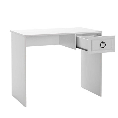 Gondol Hampton Çalışma Masası Ceviz 90 x 75 cm Beyaz 