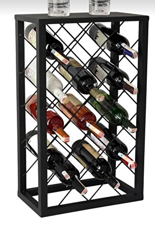 Trendesk Metal Şaraplık Şarap Standı Metal Standı
