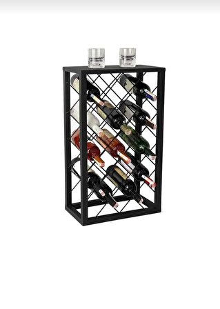 Trendesk Metal Şaraplık Şarap Standı Metal Standı