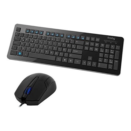 Frisby FK-W156QU USB Q TR Kablosuz Siyah Klavye Mouse Set