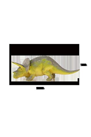 Streeholophus Triceratops Dinozor Figür Oyuncak 15 cm