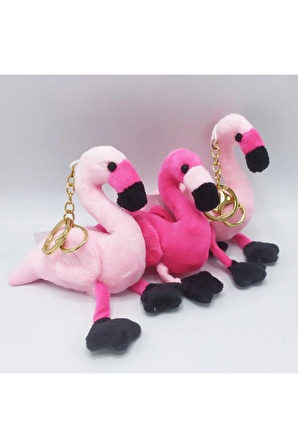 1909098 Kzl Peluş Flamingo Anahtarlık Oyuncak