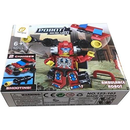 KIZILKAYA LEGO ROBOT SERİSİ 49 PARÇA