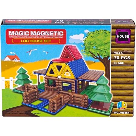 Magic Magnetic 70 Parça Çiftlik Evi Magnetik JH8854