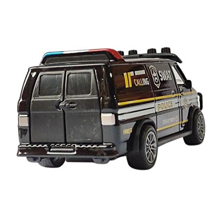 Çek Bırak Minivan Araba Polis Swat - K174A