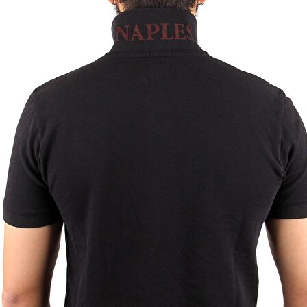 A+ Naples Erkek Siyah Renk Polo Yaka T-shirt