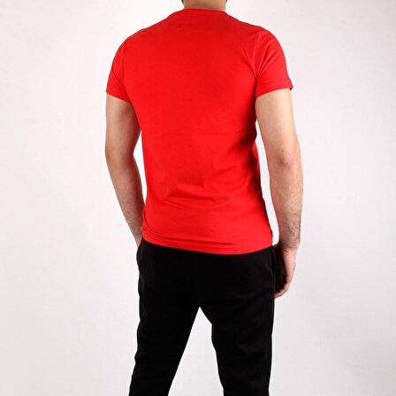 A+ Palermo Erkek Kırmızı Basic T-shirt