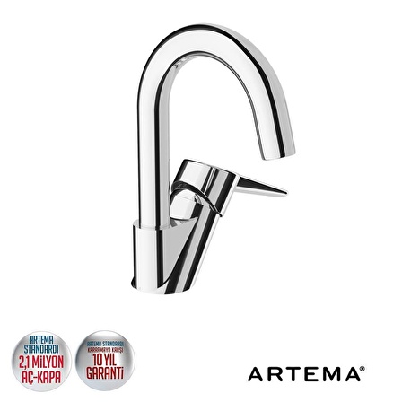 Artema Solid S Döner Borulu Lavabo Bataryası A42442