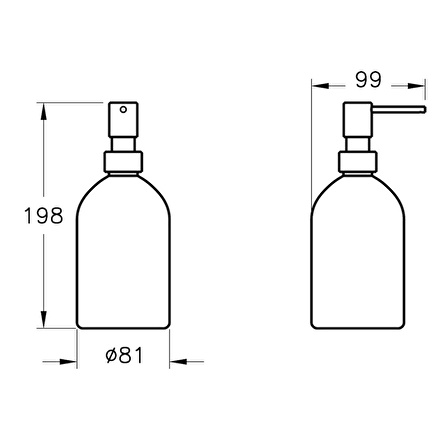 VitrA Origin A4489136 Sıvı Sabunluk, Mat Siyah