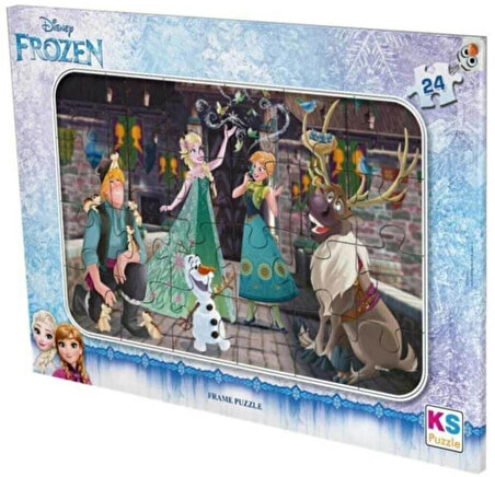 Disney Frozen Karlar Ülkesi 3+ Yaş Büyük Boy Puzzle 24 Parça