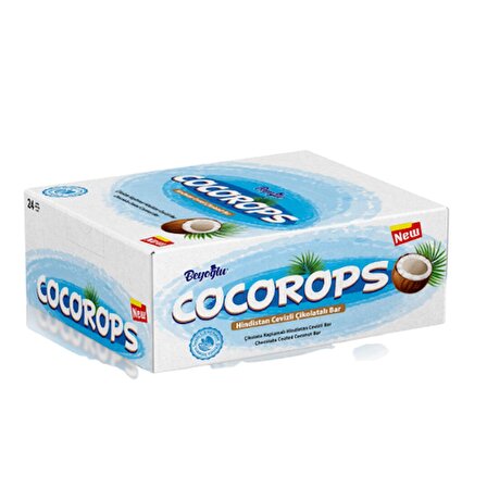 Beyoğlu Hindistan Cevizli Çikolata Kaplı Bar Cocorops 50 Gr.*24