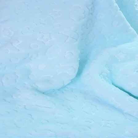 Özdilek Polyester Kabartmalı 100x120 cm Bebek Battaniyesi Mint