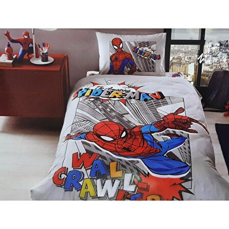 Özdilek Spiderman Çizgi Kahraman Pamuk Çocuk Nevresim Takımı