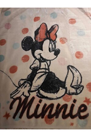 Özdilek Lisanslı Minnie Mouse Bebe Battaniyesi 3002
