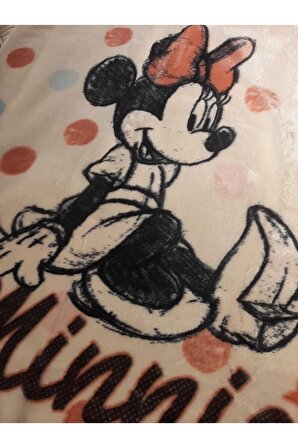 Özdilek Lisanslı Minnie Mouse Bebe Battaniyesi 3002