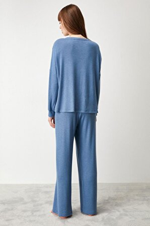Nautica Kadın Uzun Kollu Pijama Takım 419 