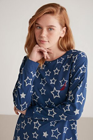 Yıldız desenli pijama takımı