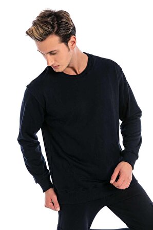 Scooter -  Lacivert Erkek Basic Sweatshirt M1515TL