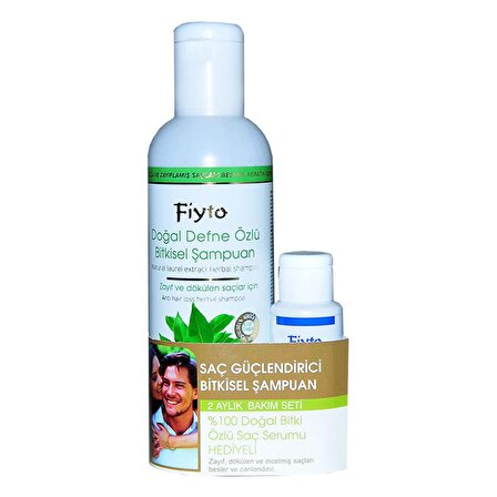 Fiyto Defne Özlü Şampuanı 500 ML Saç Bakım Losyonu Hediyeli 75ML