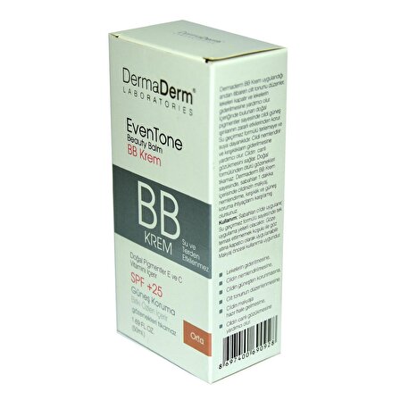 EvenTone BB Krem Orta Ton Vitaminli Spf+25 Güneş Koruma Bitki Özlü 50 ML