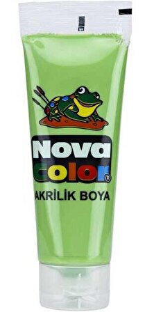 Nova Color Tüp Akrilik Boya 75 Gram Açık Yeşil