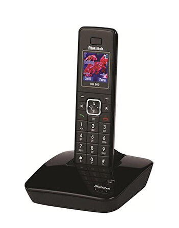 Multitek DH 900 Ultra Slim Renkli Ekran Dect Telefon Siyah