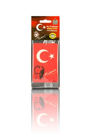 Magic Dose Asma Karton Koku Türk Bayrağı Atatürk