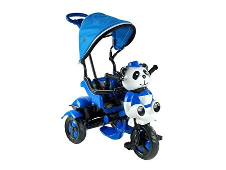 Babyhope 127 Little Panda 3 Tekerli Kontrollü Bisiklet Mavi