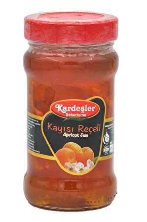 Kardeşler Kayısı Reçeli Cam Kavanoz 380 G