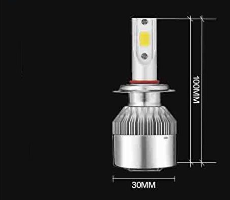 H10 led xenon far aydınlatma seti şimşek etkili ASM 8000lm