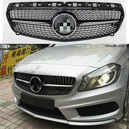 Mercedes w176 diamond amg ön panjur ızgara seti 2012 / 2016 a serisi