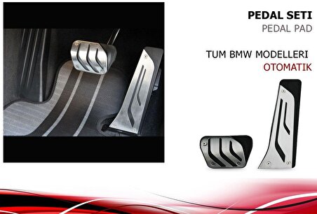 BMW F30 pedal seti takımı geçmeli otomotik 2 parça 2012 / 2018