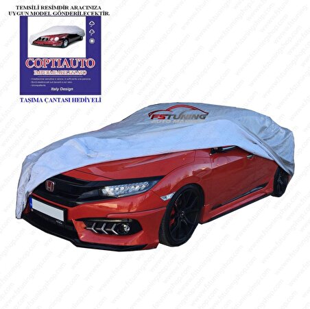 Honda civic uyumlu süper lüks oto brandası örtüsü %70 müflonlu