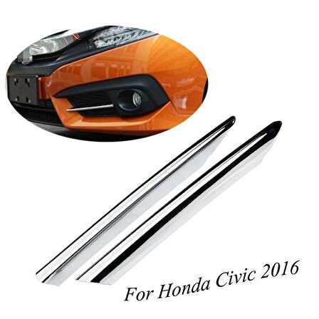 Honda civic fc5 uyumlu sis farı çıtası orta 2016+