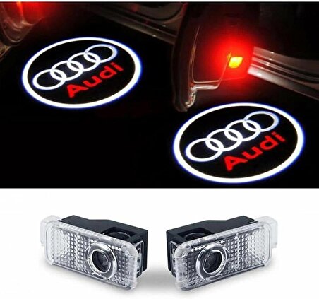 Audi a4 kapı altı ışık lazer led logo hoşgeldin 2016 / 2023
