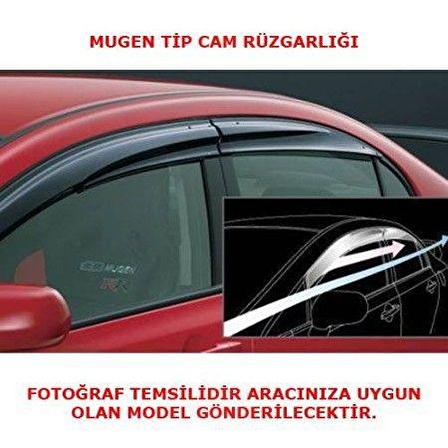 Fiat albea cam rüzgarlığı mugen tip sunplex