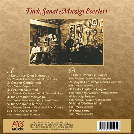 Müzeyyen Senar - Müzeyyen Senar-Meşk  (Plak)  