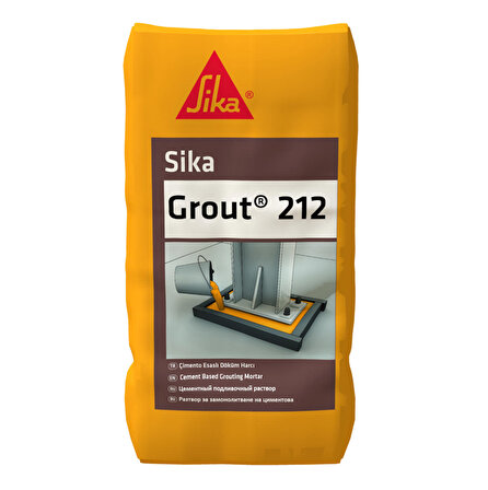 SikaGrout®-212 Çimento Esaslı Döküm Harcı 25 Kg